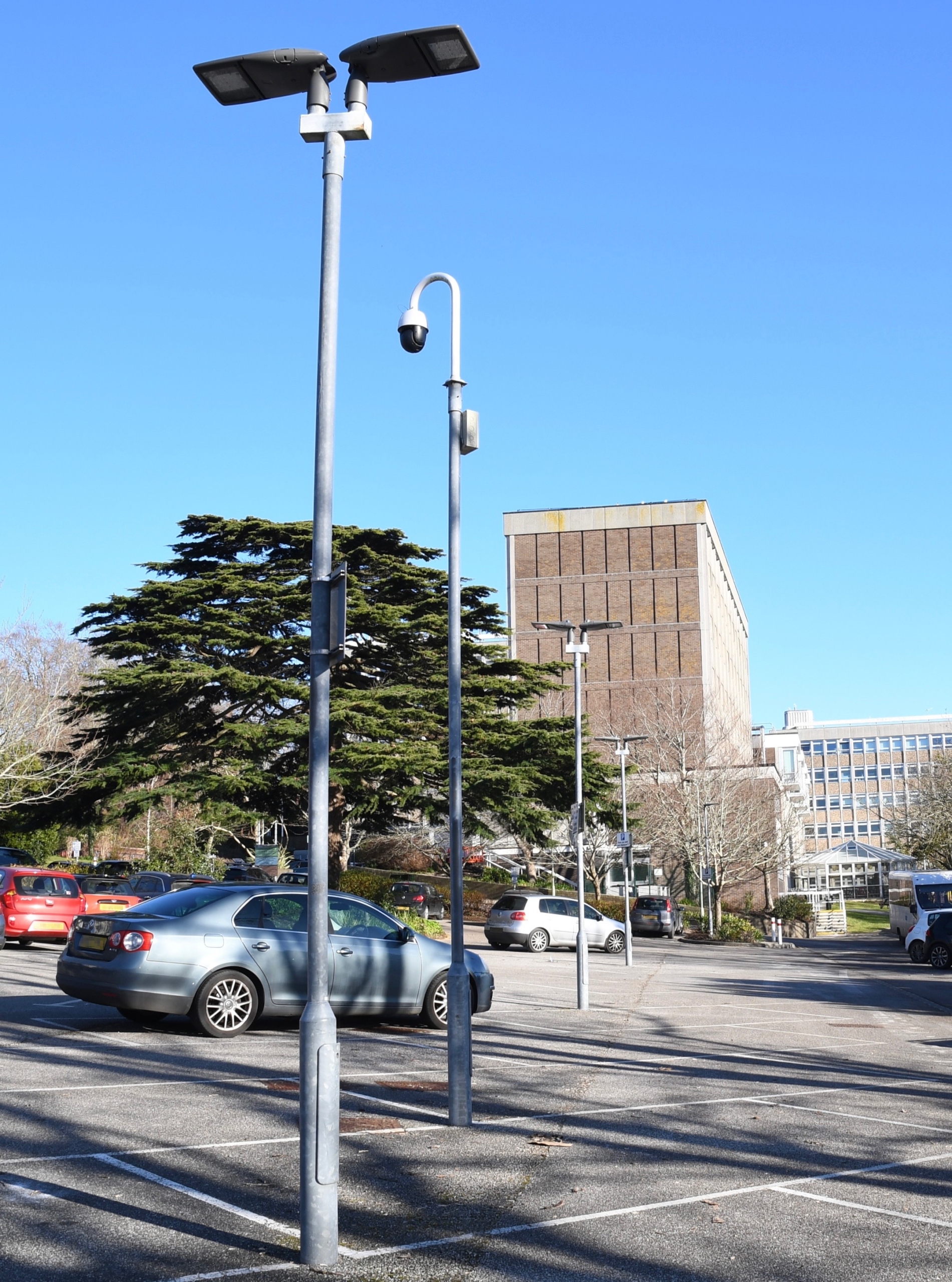 East-Sussex-County-Council-County-Hall-car-park-lighting-Lewes-electrical-contractors